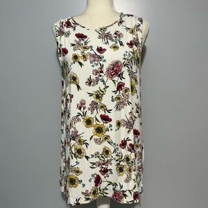 J. Jill Floral Tank Womens Size M